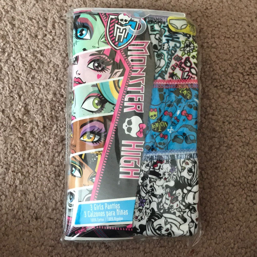 Girls Monster High Underwear